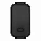 Caserola pentru pranz, 900 ml, 2401E14320, Everestus, 21x11.5x6 cm, Plastic, Negru