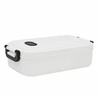   Caserola pentru pranz, 900 ml, 2401E14321, Everestus, 21x11.5x6 cm, Plastic, Alb