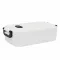 Caserola pentru pranz, 900 ml, 2401E14321, Everestus, 21x11.5x6 cm, Plastic, Alb