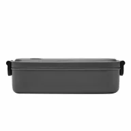   Caserola pentru pranz, 900 ml, 2401E14322, Everestus, 21x11.5x6 cm, Plastic, Gri