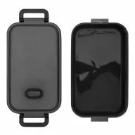   Caserola pentru pranz, 900 ml, 2401E14322, Everestus, 21x11.5x6 cm, Plastic, Gri