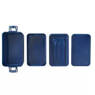   Cutie pranz, 1300 ml, 2509E14322, Everestus, 20.4x12.4x8 cm, Plastic, Albastru