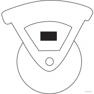 Useful Taietor de pizza, rosu