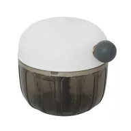   Tocator pentru fructe si legume, 2509E14404, Everestus, Ø9x9.5 cm, Plastic, Otel, Alb, Gri