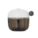 Tocator pentru fructe si legume, 2509E14404, Everestus, Ø9x9.5 cm, Plastic, Otel, Alb, Gri