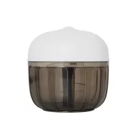  Tocator pentru fructe si legume, 2509E14404, Everestus, Ø9x9.5 cm, Plastic, Otel, Alb, Gri