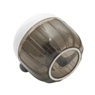   Tocator pentru fructe si legume, 2509E14404, Everestus, Ø9x9.5 cm, Plastic, Otel, Alb, Gri