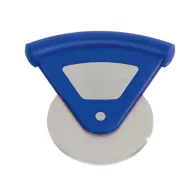   Taietor pizza, 21MAR2924, 11.2x10.5x1.8 cm, Everestus, Otel, Plastic, Albastru