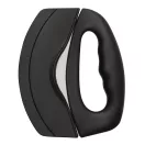 Taietor pizza, Everestus, 2601E12665, 15.4x12.8x2.2 cm, Otel, Plastic, Negru