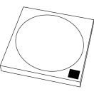 Set tocator si cutite branza, Everestus, 18SEP4038, 4 piese, 20x20x2.5 cm, Bambus, Otel, Sticla, Maro