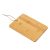 Tocator alimente, 2410E24963, Everestus, 20 x 15 x 1 cm, Bambus, Maro