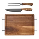 Tocator alimente, 2410E24961, Everestus, 43 x 26 x 1.2 cm, Lemn, Maro