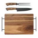 Tocator alimente, 2410E24961, Everestus, 43 x 26 x 1.2 cm, Lemn, Maro