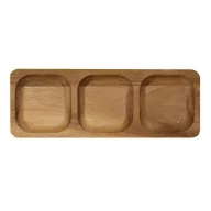   Tava pentru servire, 2410E24586, Everestus, 30 x 11 x 2 cm, Lemn, Maro