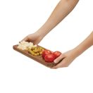 Tava pentru servire, 2410E24586, Everestus, 30 x 11 x 2 cm, Lemn, Maro