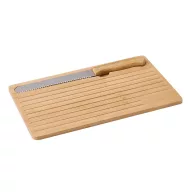   Tocator alimente, 2502E16075, Everestus, 33.7 x 20 x 1 cm, Bambus, Maro