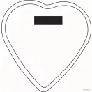 Wooden Heart Blat de taiat, lemn