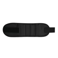   Bratara magnetica cu inchidere Velcro, Everestus, 2601E12519, 36.3x9.5x0.5 cm, Poliester, Negru