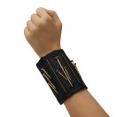 Bratara magnetica cu inchidere Velcro, Everestus, 2601E12519, 36.3x9.5x0.5 cm, Poliester, Negru