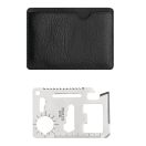 Unealta multifunctionala 11 functii, 2502E16271, Everestus, 7 x 4.5 x 0.1 cm, Otel, Argintiu