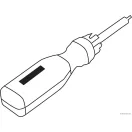 Screw Set surubelnite, negru