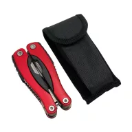   Instrument multifunctional, rosu, Everestus, UM06BS, otel inoxidabil, aluminiu, plastic, nailon