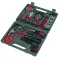 Set de scule 42 piese, in cutie, Everestus, MT01, carbon otel, aluminiu, plastic, negru, rosu
