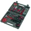 Set de scule 42 piese, in cutie, Everestus, MT01, carbon otel, aluminiu, plastic, negru, rosu