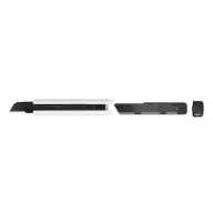   Cutter cu lama flexibila, 2509E14324, Everestus, 16.5x2.8x1.5 cm, Plastic, Otel, Alb