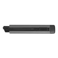   Cutter cu lama flexibila, 2509E14325, Everestus, 16.5x2.8x1.5 cm, Plastic, Otel, Negru