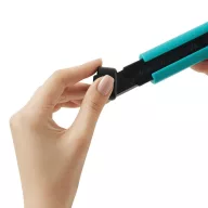   Cutter cu lama flexibila, 2509E14327, Everestus, 16.5x2.8x1.5 cm, Plastic, Otel, Turcoaz