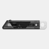   Cutter cu lama schimbabila, 2401E14325, Everestus, 12.5x2.5x1.3 cm, Plastic, Otel, Gri antracit