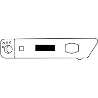   Cutter cu lama schimbabila, 2401E14325, Everestus, 12.5x2.5x1.3 cm, Plastic, Otel, Gri antracit