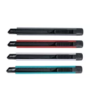   Cutter retractabil, Everestus, 2610E17437, 15.5x0.8x1.5 cm, Plastic, Otel, Fier, Alb