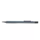Cutter retractabil, Everestus, 2610E17438, 15.5x0.8x1.5 cm, Plastic, Otel, Fier, Negru