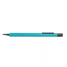 Cutter retractabil, Everestus, 2610E17440, 15.5x0.8x1.5 cm, Plastic, Otel, Fier, Albastru turcoaz