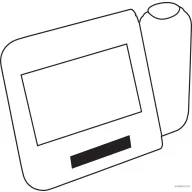 Colour Ceas desteptator, negru
