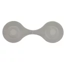 Clema reflectorizanta magnetica, Everestus, 2610E18174, 13.9x5x0.4 cm, Plastic, Galben
