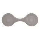Clema reflectorizanta magnetica, Everestus, 2610E18175, 13.9x5x0.4 cm, Plastic, Portocaliu