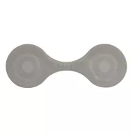   Clema reflectorizanta magnetica, Everestus, 2610E18175, 13.9x5x0.4 cm, Plastic, Portocaliu