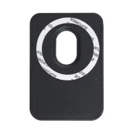   Portcard magnetic pentru telefon, Everestus, 2610E18185, 9.5x6.5x0.75 cm, Poliuretan, Negru