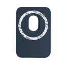 Portcard magnetic pentru telefon, Everestus, 2610E18186, 9.5x6.5x0.75 cm, Poliuretan, Albastru