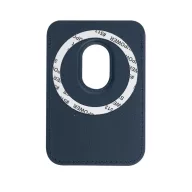   Portcard magnetic pentru telefon, Everestus, 2610E18186, 9.5x6.5x0.75 cm, Poliuretan, Albastru