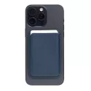 Portcard magnetic pentru telefon, Everestus, 2610E18186, 9.5x6.5x0.75 cm, Poliuretan, Albastru