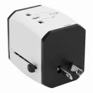 Adaptor de calatorie, 2401E14293, Everestus, 6.3x4.6x5.6 cm, Plastic, Alb