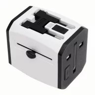   Adaptor de calatorie, 2401E14293, Everestus, 6.3x4.6x5.6 cm, Plastic, Alb