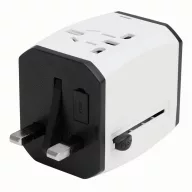  Adaptor de calatorie, 2401E14293, Everestus, 6.3x4.6x5.6 cm, Plastic, Alb