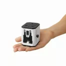 Adaptor de calatorie, 2401E14293, Everestus, 6.3x4.6x5.6 cm, Plastic, Alb