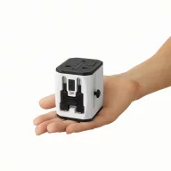   Adaptor de calatorie, 2401E14293, Everestus, 6.3x4.6x5.6 cm, Plastic, Alb