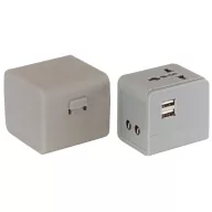 Travel Mate Adaptor de calatorii, gri